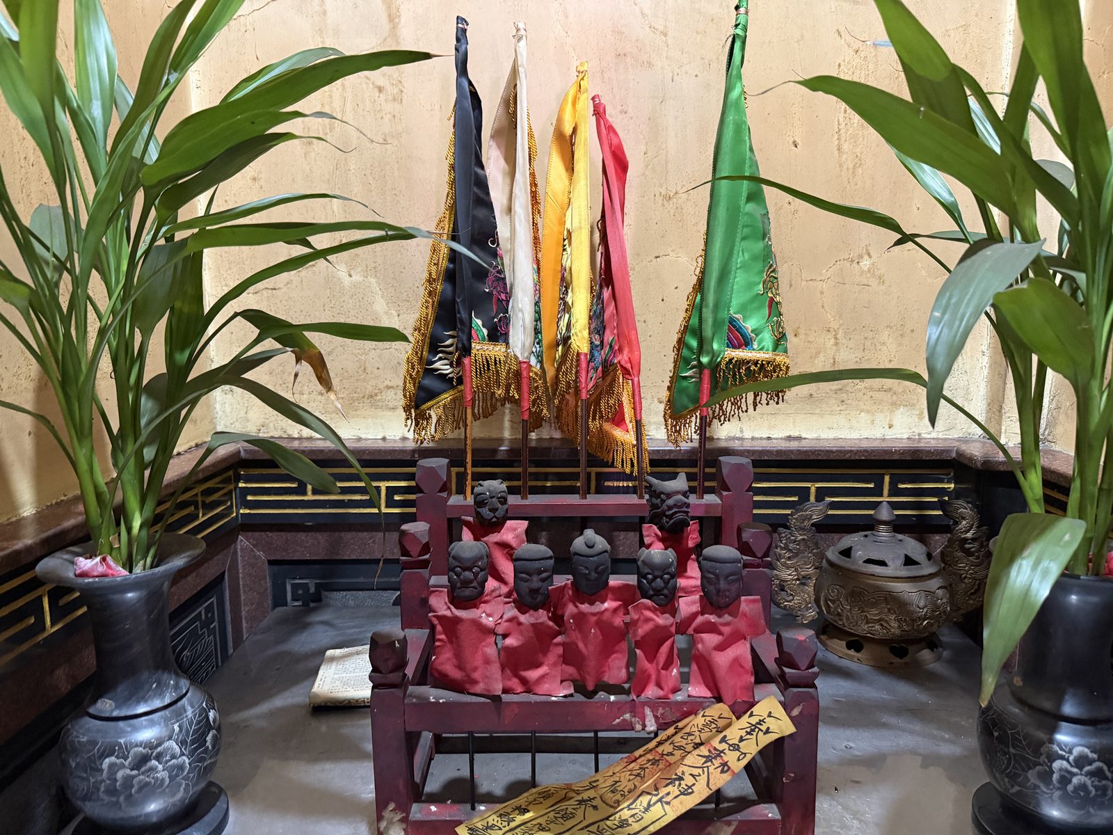 景安宮五營兵馬・五營頭與五色令旗